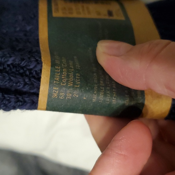 NEW Eddie Bauer Socks cotton and wool - Picture 3 of 5